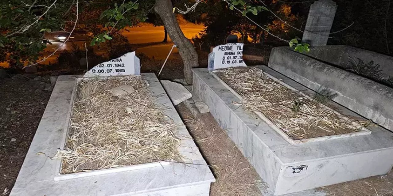Adana’da Mezar Taşlarına Saldırıldı