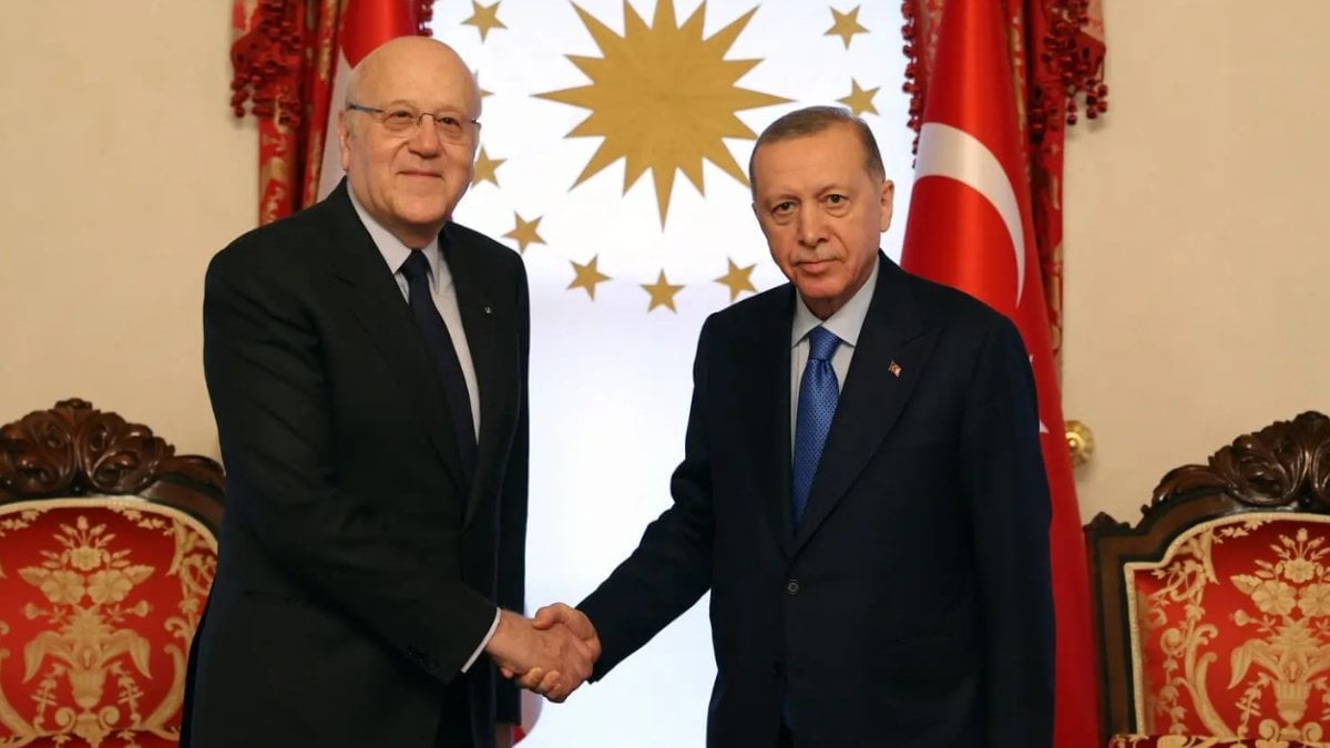 Cumhurbaşkanı Erdoğan Lübnan Başbakanı ile görüştü