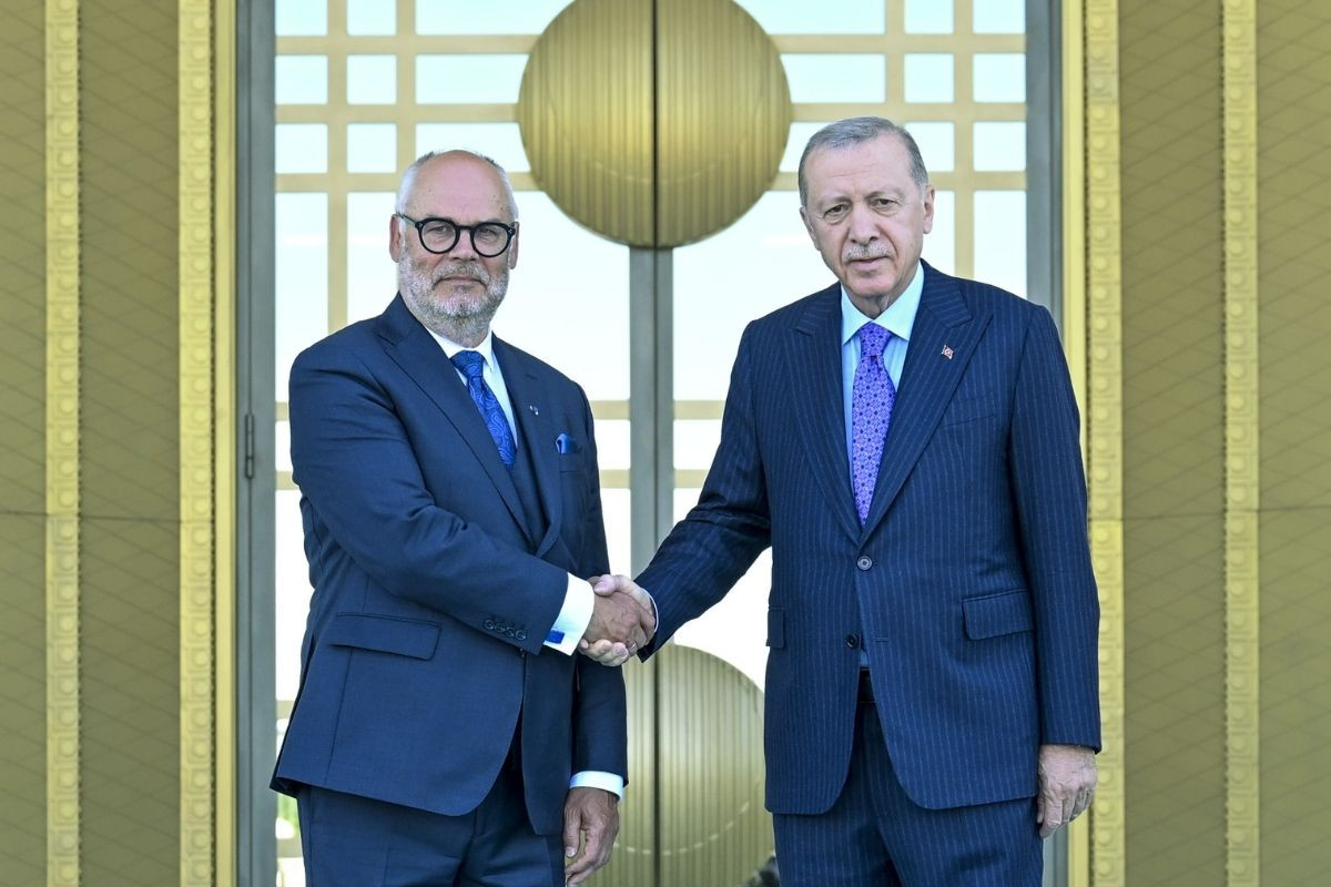 Erdoğan, Estonya Cumhurbaşkanı ile bir araya geldi
