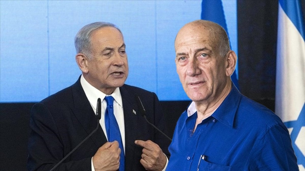 Eski İsrail Başbakanı Olmert: “Netanyahu İsrail’i yok etmek istiyor. Onu kovma zamanı geldi”
