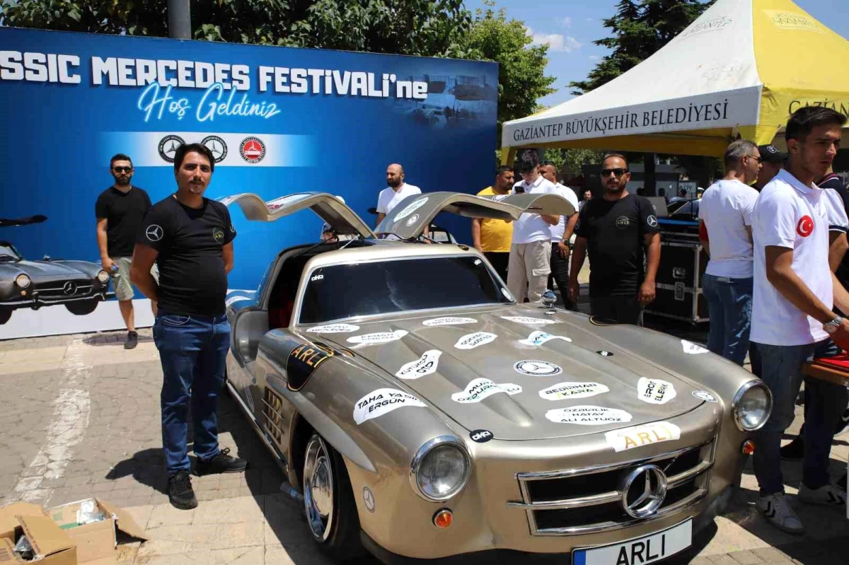 Gaziantep’te Classic Mercedes Festivali düzenlendi