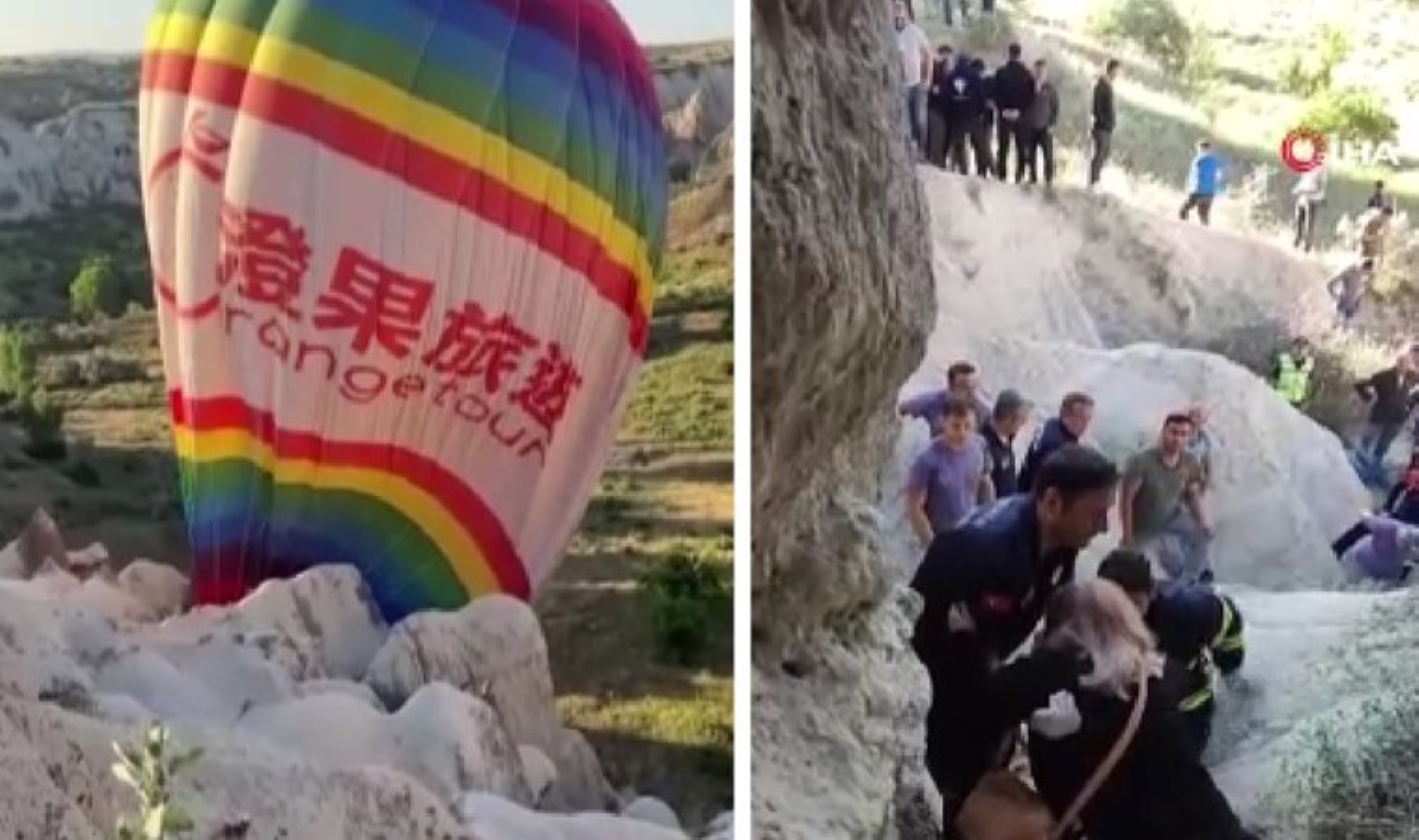Kapadokya’da faciadan dönüldü: Balon pilotu 20 kişinin hayatını kurtardı