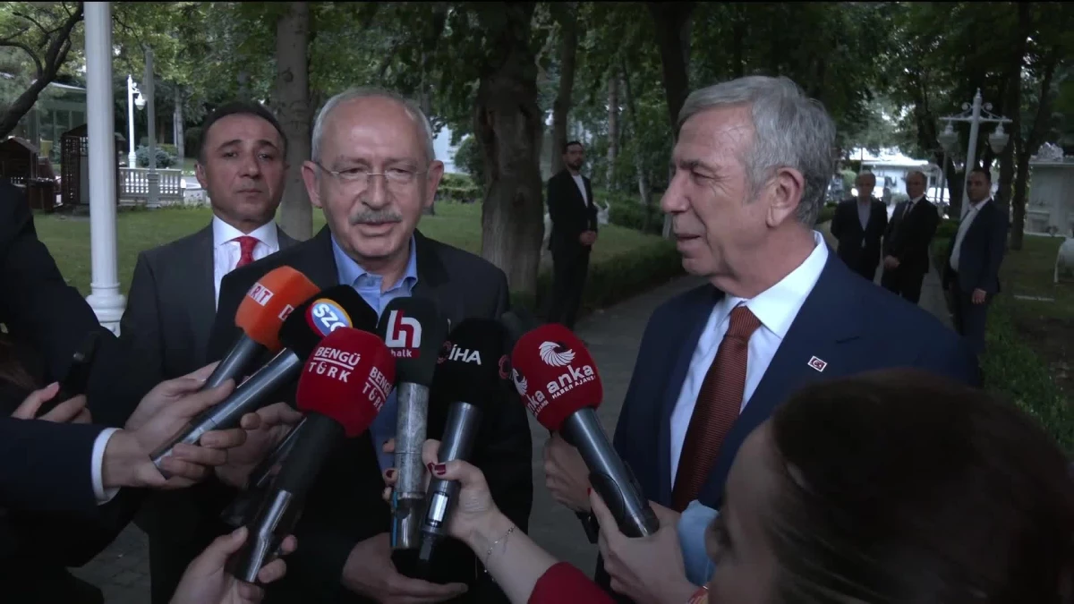 Kılıçdaroğlu ve Yavaş ABB’de görüştü