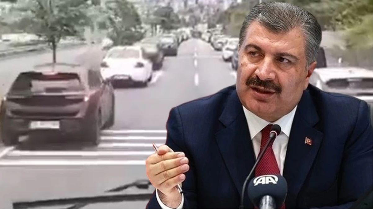 Sağlık Bakanı Koca, itfaiye aracına fermuar yöntemiyle yol verilmesini paylaştı