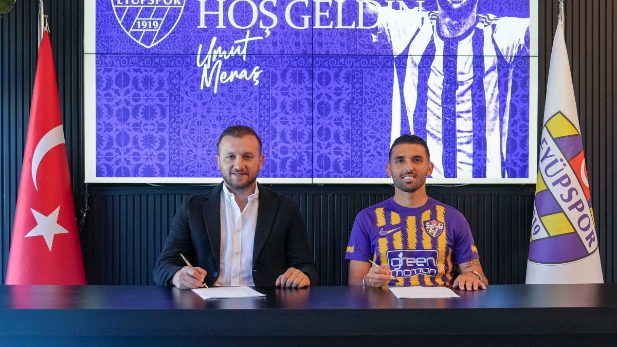 Eyüpspor, Umut Meraş’la 2 yıllık sözleşme imzaladı