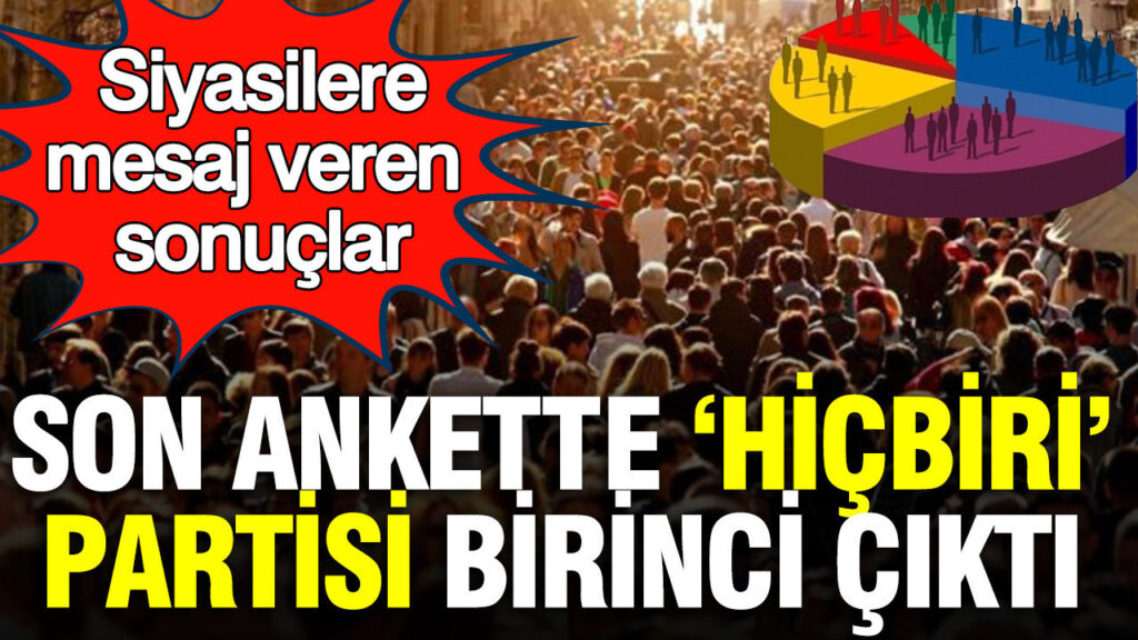 ASAL Araştırması: “Hiçbiri” Yanıtı Yüzde 40,2 ile Zirveye Yerleşti